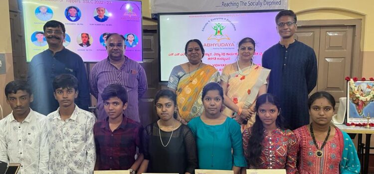 Felicitation of SSLC Toppers, Vidyanidhi Batch 3 & Free Tailoring Class Inauguration in Mysuru on 10-06-2023