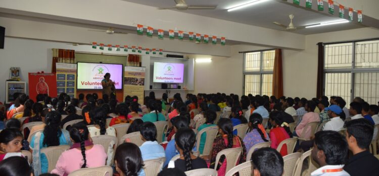 Volunteers Meet held at Jnanagiri on 25-06-2023