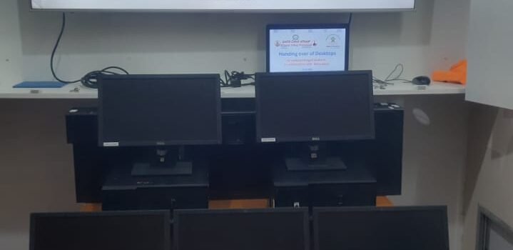 Bharat Vikas Parishad donating Desktops to Underprivileged students 30th November 2023