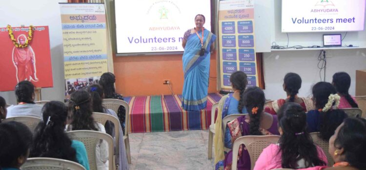 Volunteers Meet held at Jnanagiri on 23rd Jun 2024