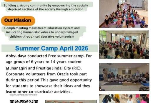 Abhyudaya Newsletter – April 2026 – May 2026